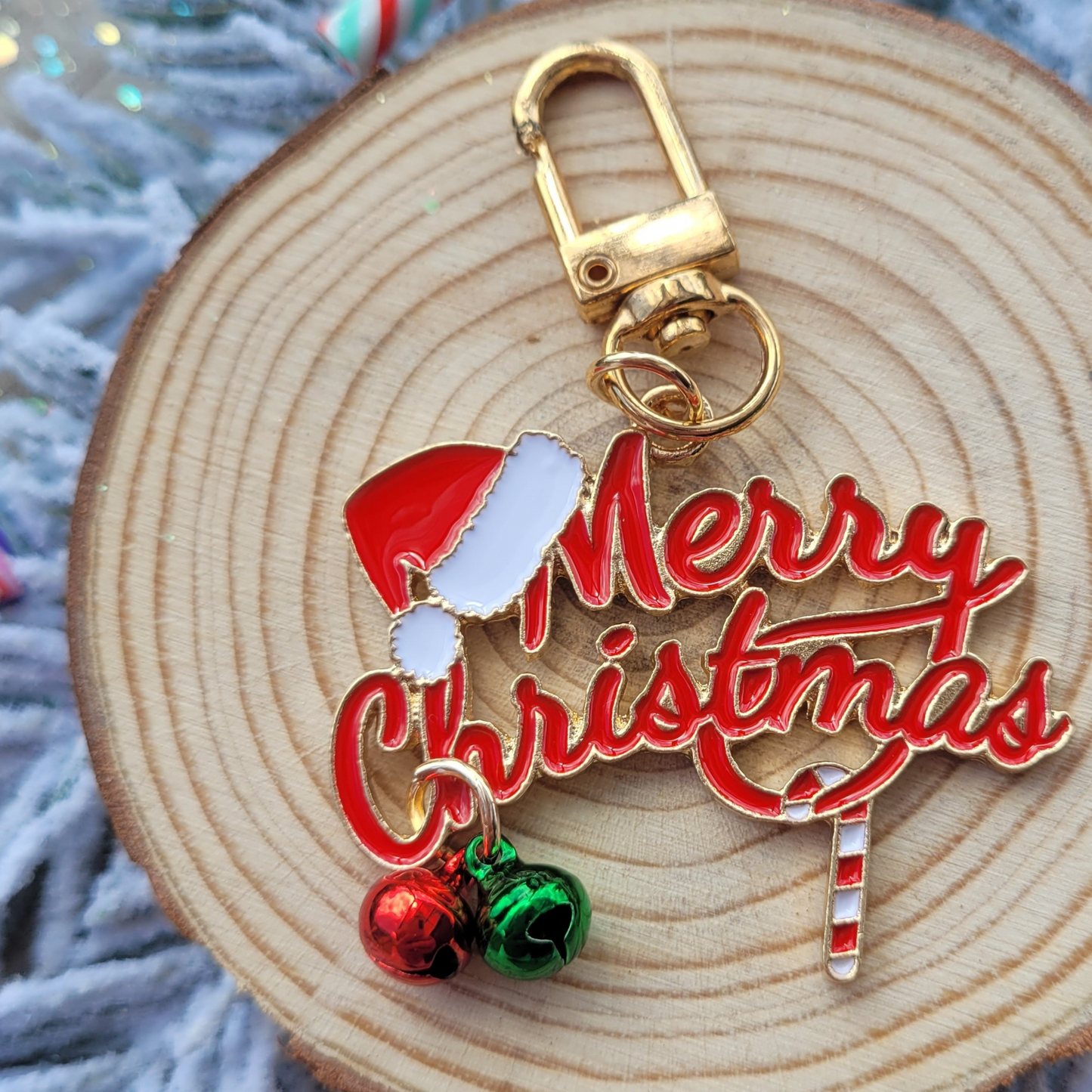 Merry Christmas Collar Charm